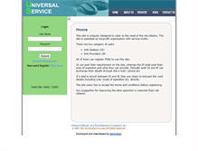 Tablet Screenshot of info-universalservice.com